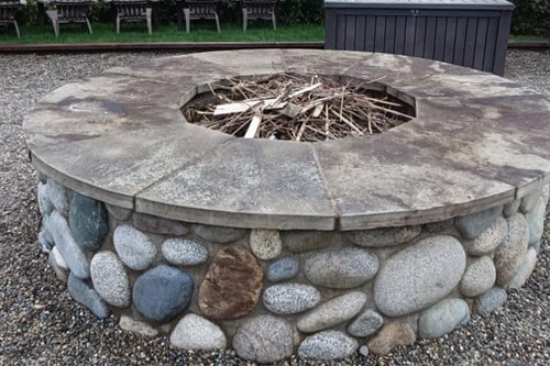 Fire Pit Before