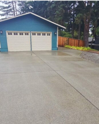 Same driveway clean and even after surface cleaning